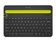 Logitech Bluetooth Multi-Device Keyboard K480, Wireless Tastatur, QWERTZ, schw.