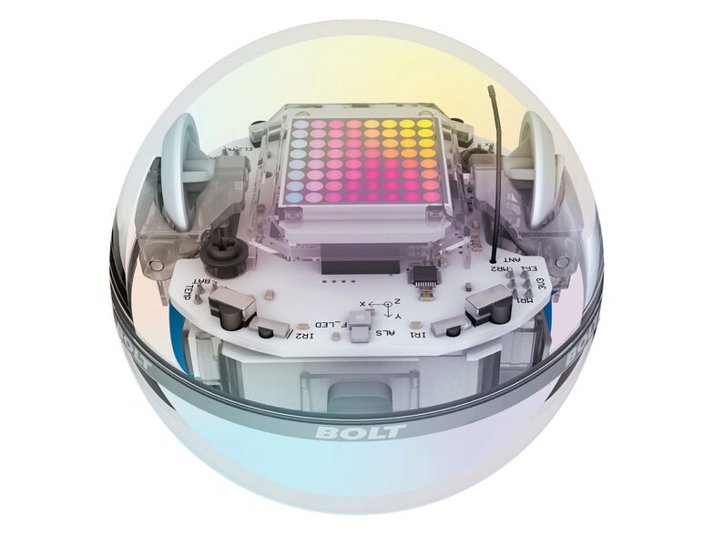 Sphero Bolt, programmierbarer Roboter-Ball, Bluetooth, transparent