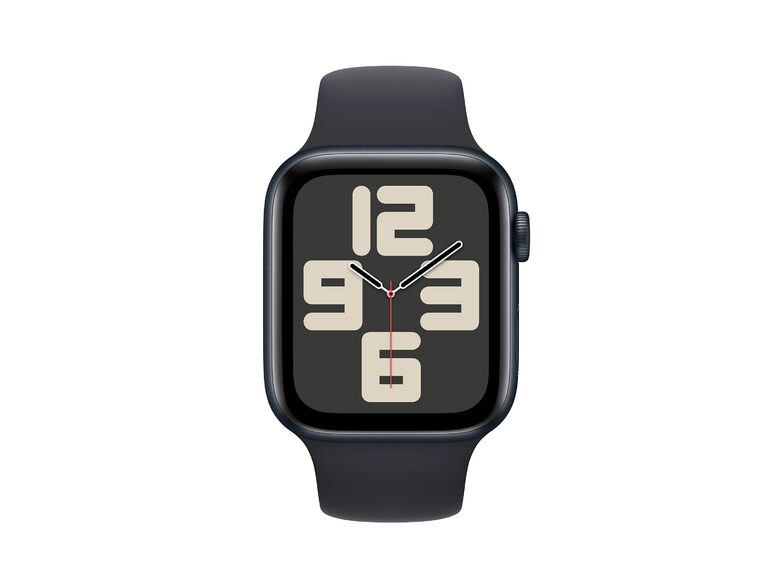 Apple Watch SE (2023), 44 mm, Alu. mitternacht, Sportarmband mitternacht, S/M
