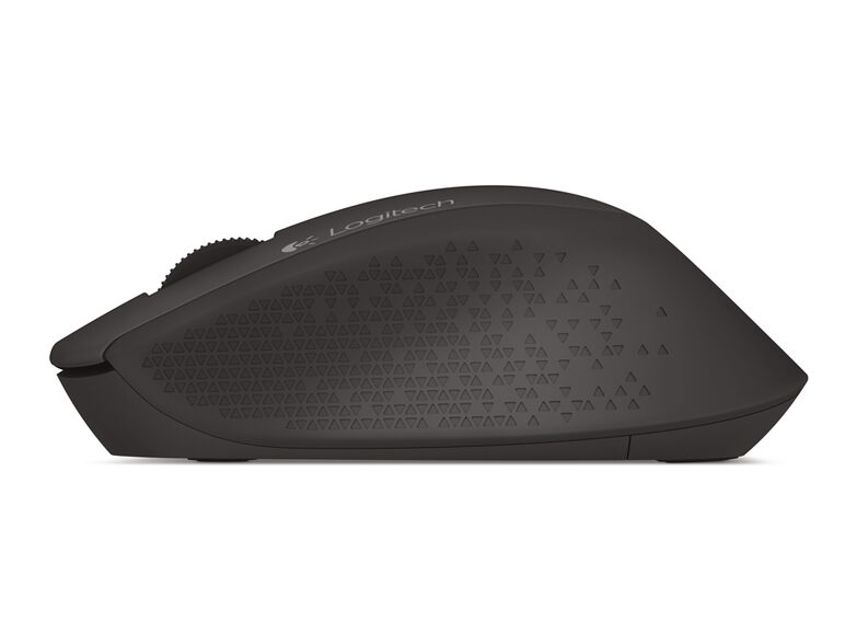 Logitech Wireless Mouse M280, mit 2 Tasten und Scrollrad, USB, schwarz