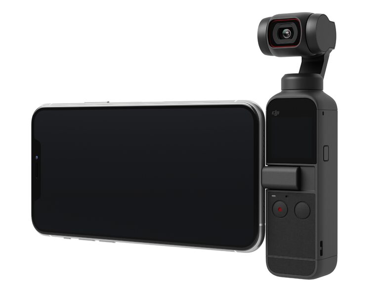 DJI Pocket 2, Gimbal mit 4K-UHD-Kamera, schwarz