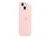 Apple iPhone Silikon Case mit MagSafe, für iPhone 14, kalkrosa