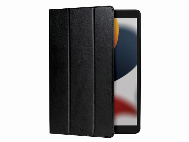 dbramante1928 Risskov, Leder-Schutzhülle für iPad 10,2" (2020/2021), schwarz