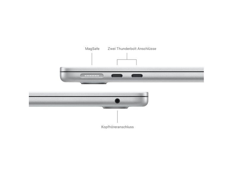 Apple MacBook Air Ret. 13", M3 8C CPU, 8 GB RAM, 256 GB SSD, silber