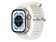 Apple Watch Ultra, GPS & Cellular, 49 mm, Titangehäuse, Ocean Armband weiß