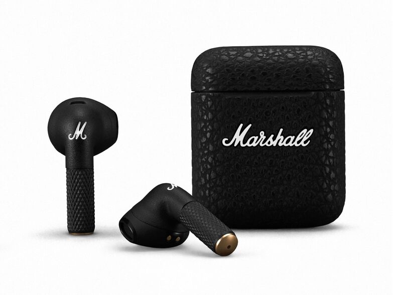 Marshall Minor III, True-Wireless-Kopfhörer mit Ladebox, schwarz