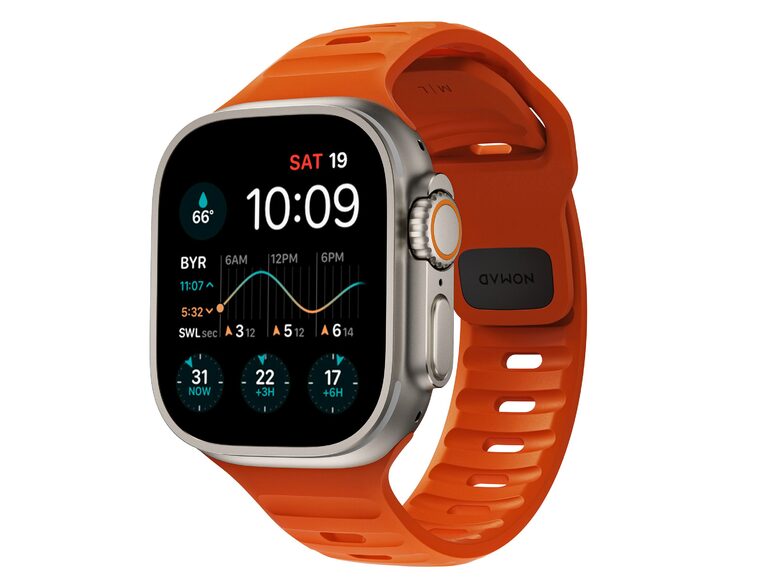 Nomad Sport Band, für Apple Watch 42/44/45/49 mm, orange