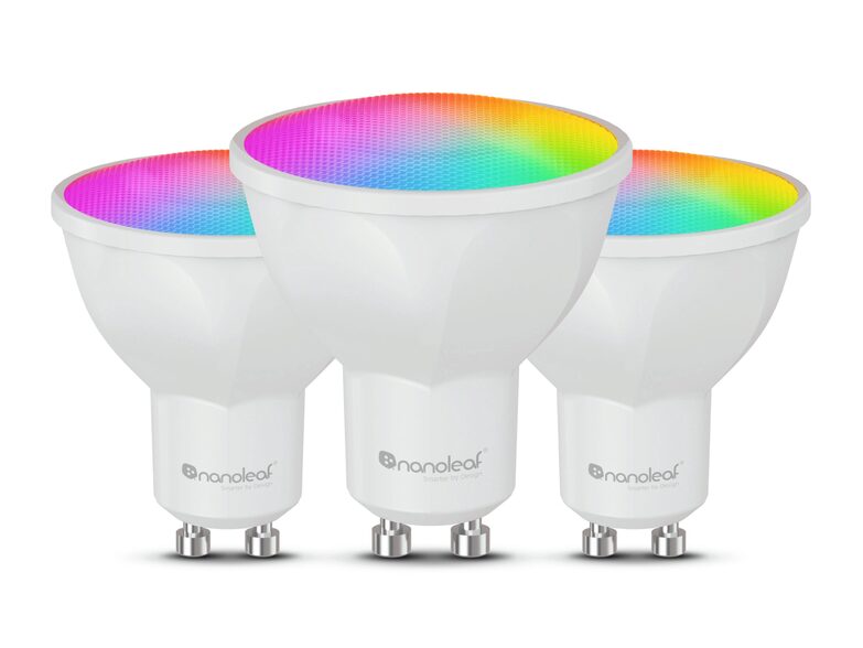 Nanoleaf Essentials Matter Smart Bulb GU10, Glühbirne 3er-Pack, 400 lm