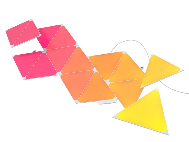 Nanoleaf Shapes Triangle Starter Kit, modulare LED-Lichtpaneele, 15-teilig