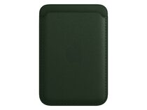 Apple iPhone Leder Wallet, für iPhone 12 und 13 Modelle, schwarzgrün