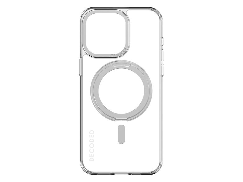 Decoded Recycled Plastic Loop Back Cover, Hülle für iPhone 15 Pro Max, clear