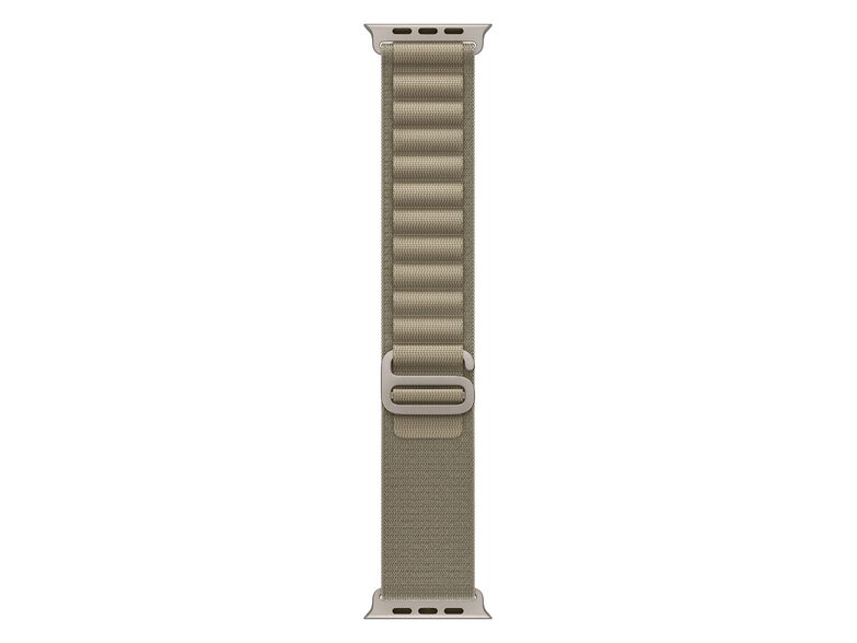 Apple Ultra Alpine Loop, für Apple Watch 49 mm, Polyester, L, olivgrün