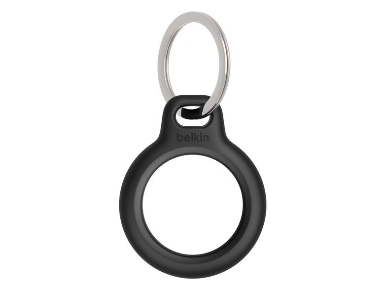 Belkin Secure Holder mit Schlüsselanhänger, Anhänger für Apple AirTag, schwarz