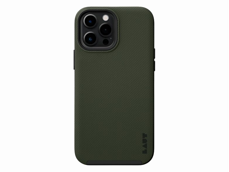LAUT Shield, Schutzhülle für iPhone 14 Pro Max, olivgrün
