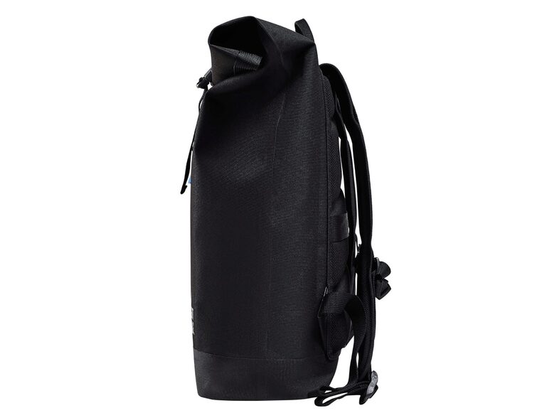 Got Bag Rolltop Lite, Rucksack für MacBook bis 15", aus Meeresplastik, schwarz