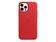 Apple iPhone Leder Case mit MagSafe, für iPhone 12 Pro Max, (PRODUCT)RED, rot