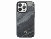Woodcessories MagSafe Stone Bumper Case, Schutzhülle für iPhone 14 Pro, grau