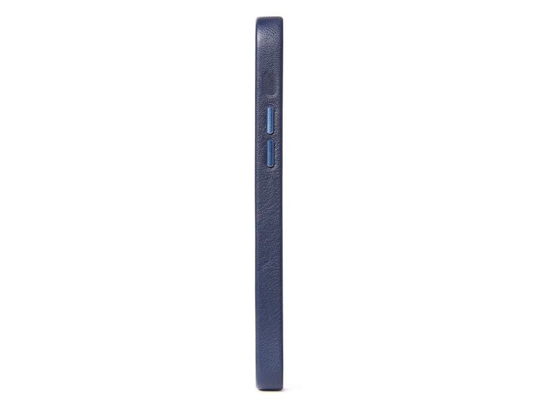 Decoded Backcover, Leder-Schutzhülle mit MagSafe, für iPhone 12 mini, blau