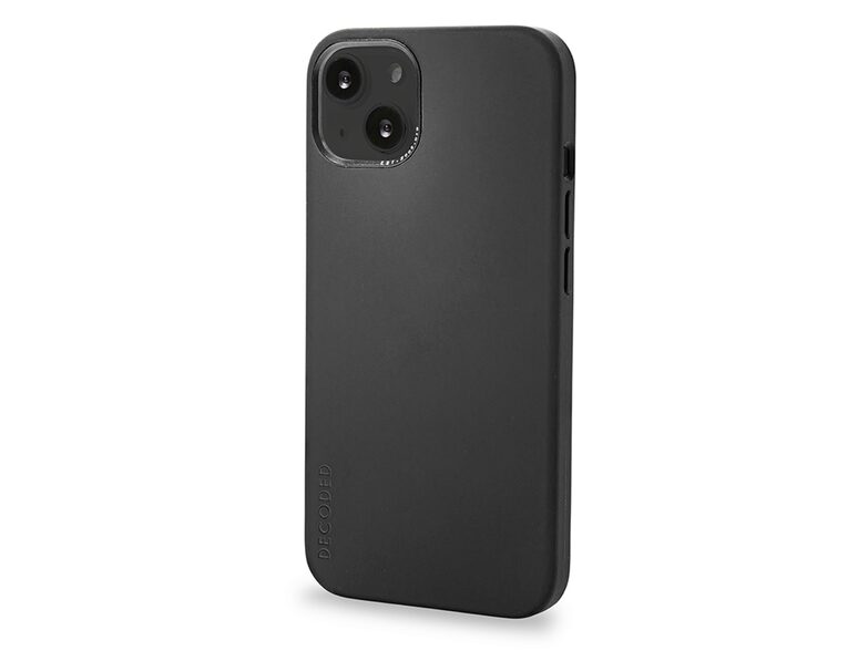Decoded Silicone Back Cover, Schutzhülle für iPhone 13, mit MagSafe, schwarz
