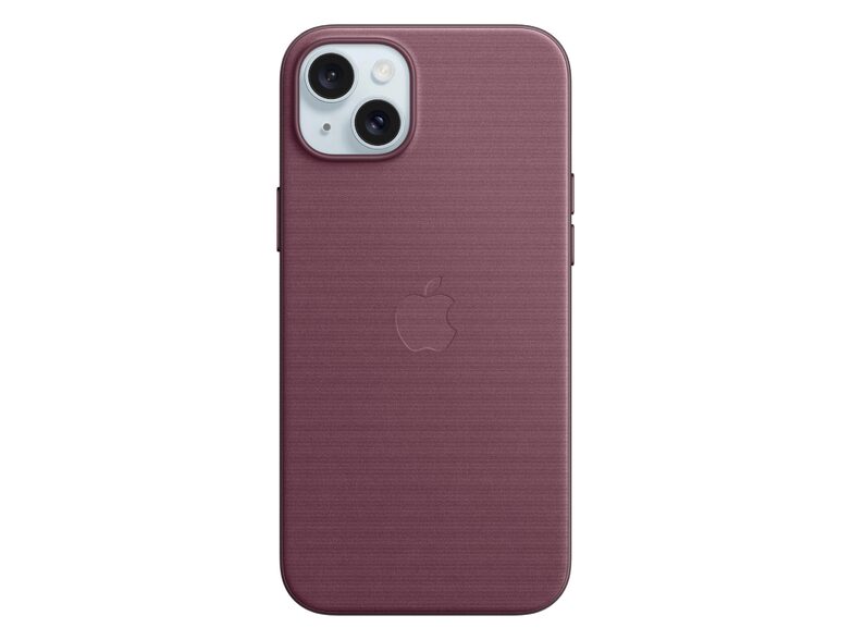 Apple iPhone Feingewebe Case mit MagSafe, für iPhone 15 Plus, mulberry