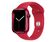 Apple Watch Series 7, GPS & Cellular, 45 mm, Aluminium rot, Sportarmband rot