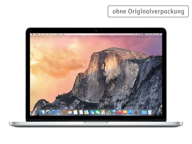 Apple MacBook Pro 15" 2,0 GHz Retina, 256 GB SSD, Late 2013, ohne Originalverp.