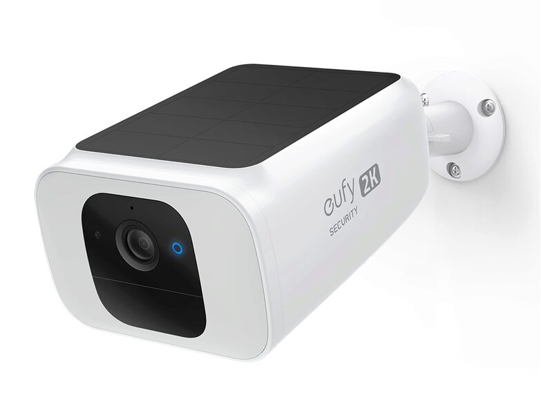 Anker eufy SoloCam S40, akkubetriebene Kamera mit Solar, 1.080p, weiß