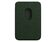 Apple iPhone Leder Wallet, ab iPhone 12, MagSafe, schwarzgrün