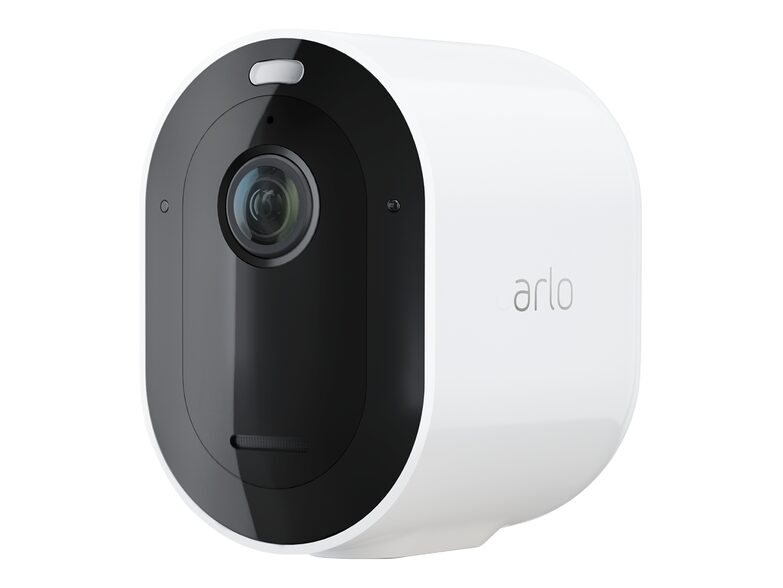Arlo Pro 4 Spotlight Kamera, kabellose Überwachungskamera, WLAN, 2K-HDR, weiß