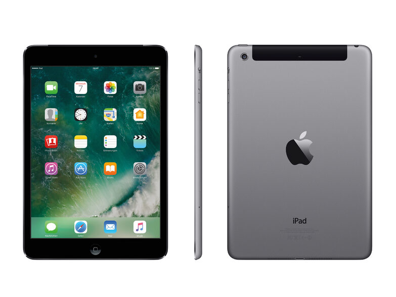 Apple iPad mini 2, Wi-Fi + Cellular, 16 GB, space grau