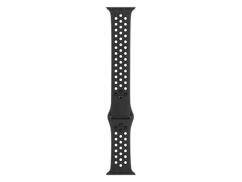Apple Nike Sportarmband, für Apple Watch 40 mm, Kunststoff, anthrazit/schwarz