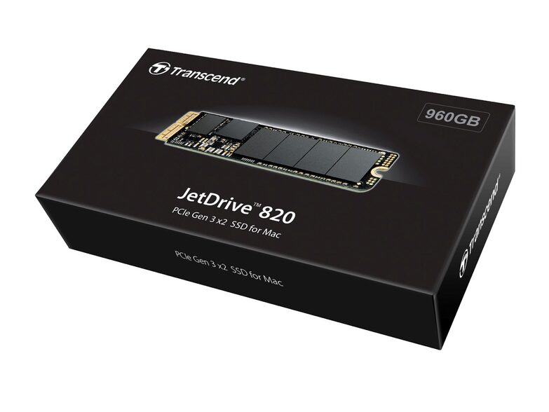Transcend JetDrive 820 int. 960 GB SSD, für MacBook Pro/Air/Mac Pro/Mac mini