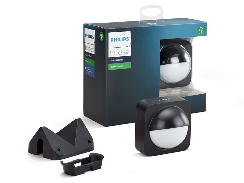 Philips Hue Outdoor Sensor, wetterfester Bewegungssensor, für Hue Lichtsystem
