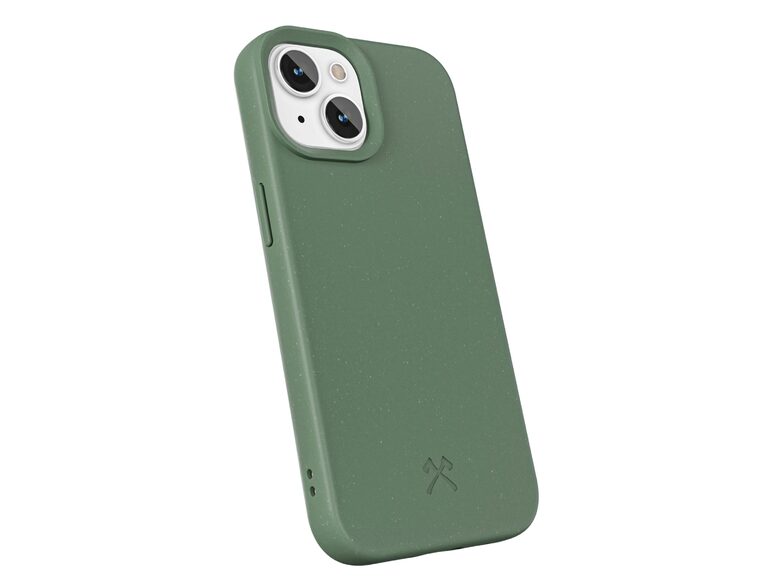 Woodcessories Bio Case MagSafe, Schutzhülle für iPhone 15 Plus, grün