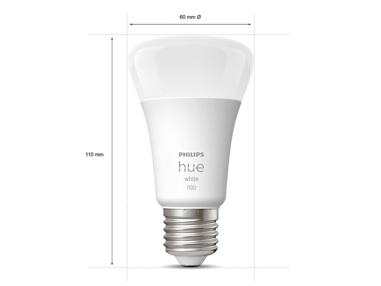 Philips Hue White, 2x E27 Glühbirne, 75 Watt