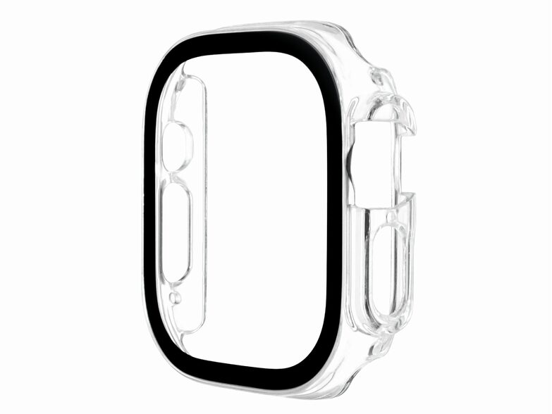 LAUT SHIELD Watch Case, Schutzhülle für Apple Watch 44 mm, transparent
