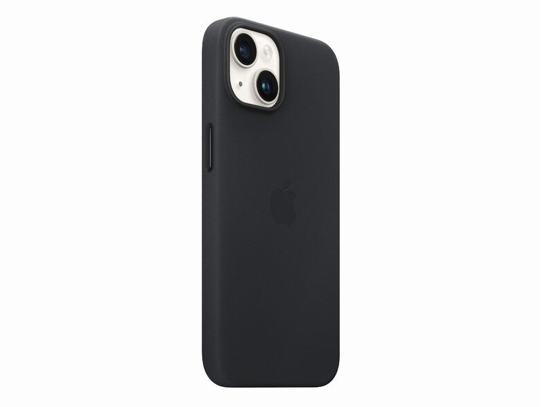 Apple iPhone Leder Case mit MagSafe, für iPhone 14, mitternacht