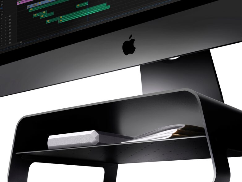Twelve South Curve Riser Desktop Stand, Standfuß für iMac, Aluminium, schwarz