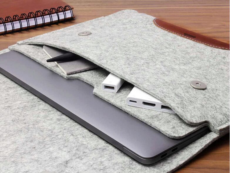 Pack & Smooch Hampshire, Schutzhülle für MacBook Air 13" (2018), grau