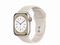 Apple Watch Series 8, GPS & Cellular, 41mm, Alu. polarstern, Sportb. polarstern